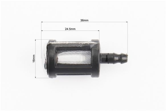 Фото товару &ndash; Фільтр паливний - елемент (сітка) d-5,5mm, D-17mm, L-42mm