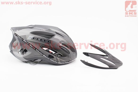 Фото товара – Шлем велосипедный L (59-65 см) съемный козырек, 18 вент. отверстия, системы регулировки по размеру Divider и Run System SRS, черный матовый SBH-5900