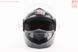 Шлем модуляр, закрытый с откидным подбородком+откидные очки BLD-159 L (59-60см), ЧЁРНЫЙ глянец, фото – 7