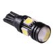 Лампа PULSO/габаритна/LED T10/4SMD-5050/12v/1.5w/72lm White with lens