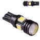 Лампа PULSO/габаритная/LED T10/4SMD-5050/12v/1.5w/72lm White with lens