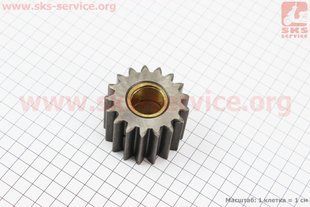 Фото товару &ndash; Шестерня задньої передачі КПП Z - 17, d - 23mm, D - 59mm (200.37.145-1)