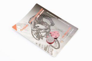 Фото товару &ndash; Гальмівні колодки Disk-brake (Xiaomi Mijia M365 Pro, Zoom DB250,350,450,550), червоні YL-1013