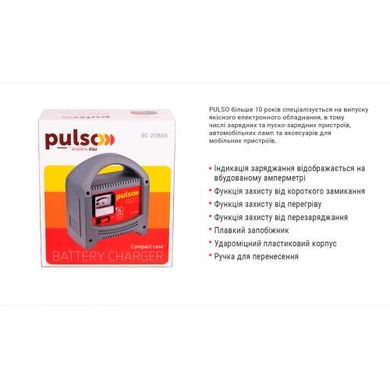 Фото товару – Зарядний пристрій PULSO BC-20860 12V/6A/20-80AHR/стрілковий індикатор