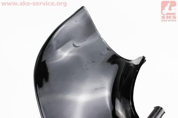 Фото товару – УЦІНКА Honda DIO AF-35 пластик - керма передній "голова", (під низьку фару), ЧОРНИЙ (невеликий дефект фарбування)