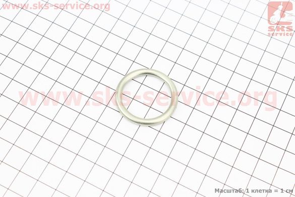 Фото товара – Прокладка глушителя круглая (под гол. цилиндра) "метал" 25x32,5mm, к-кт 10шт