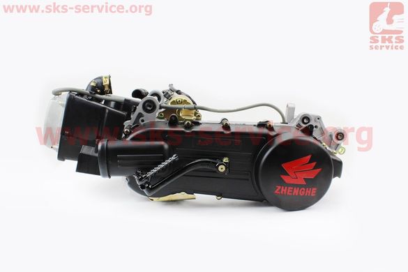 Фото товара – Двигатель скутерный в сборе 150куб (длинный вариатор, длинный вал)