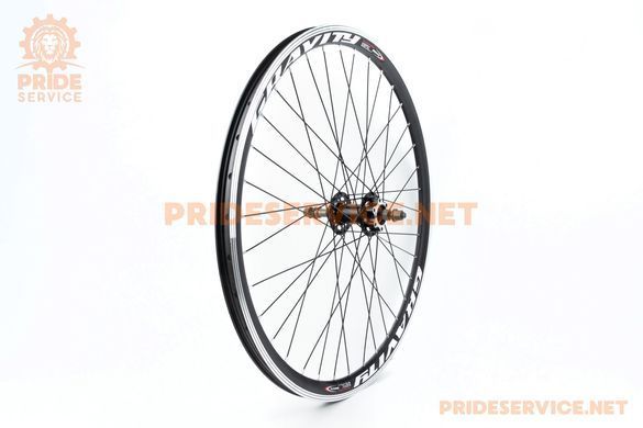 Фото товара &ndash; Колесо 26" заднее Disk-brake, обод "капля" алюминиевый, втулка 14Gx36H, пром-подшипники 6000 2RS, под вольнобег, крепл. гайка, "GRAVITY"