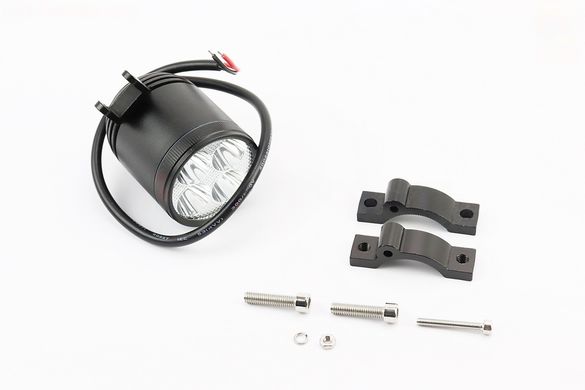 Фото товару – Фара додаткова світлодіодна вологозахисна - 4 LED з кріпленням, 54мм