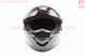 Шлем интеграл, закрытый BLD-М65 М (57-58см), ЧЁРНЫЙ глянец, фото – 6