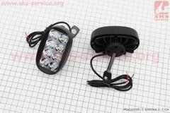 Фото товара – Фара дополнительная светодиодная влагозащитная (85*50mm) - 8 LED с креплением под зеркало, к-кт 2шт