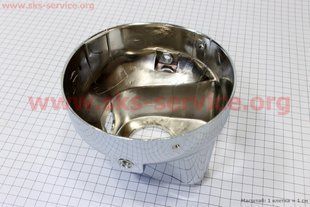 Фото товару &ndash; Фари круглої задня частина корпус D=150mm ХРОМ