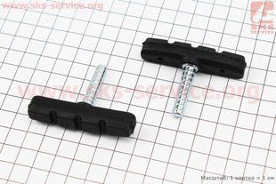 Фото товару &ndash; Гальмівні колодки Cantilever-brake 60mm, HJ-601.12T2