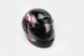 Шлем закрытый HF-101 М- ЧЕРНЫЙ с красно-серым рисунком Q23-R, фото – 1
