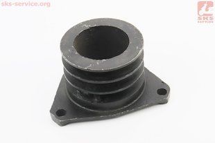 Фото товару &ndash; УЦІНКА МБ-D190/195N Шків 3-х струмковий D-110mm (три пази під ремінь SPB) Lотв.-137mm (дефект лиття, див. фото)