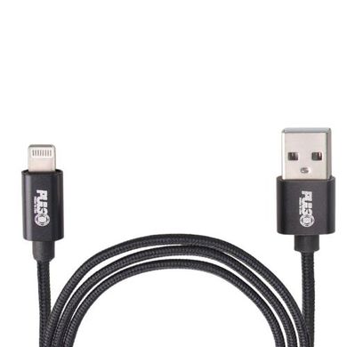 Фото товару – Кабель VOIN CC-1802L BK USB - Lightning 3А, 2m, black (швидка зарядка/передача даних)