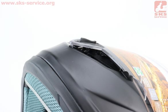 Фото товара – УЦЕНКА Шлем интеграл, закрытый HF-122 М, ЧЁРНЫЙ матовый (следы клея, не работающий воздухозаборник на бороде, см. фото)