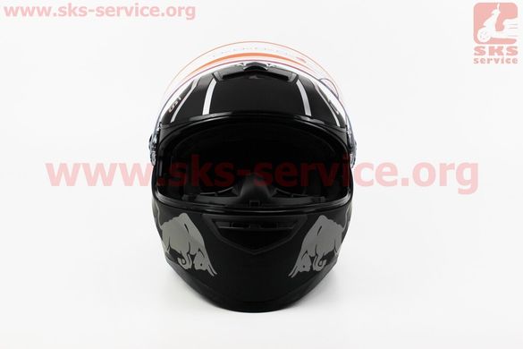 Фото товара – Шлем закрытый+очки FF322 LOTUS L - ЧЕРНЫЙ матовый с рисунком серым