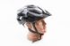 Шлем велосипедный L (54-62 см) съёмный козырёк, 21 вент. отверстий, чёрно-белый, фото – 1