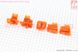 Кнопка переключатель Honda LEAD/GY6 к-кт 5шт (прозрачно оранжевые), фото – 1