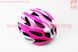 Шлем велосипедный M (54-57 см) съемный козырек, 18 вент. отверстия, системы регулировки по размеру Divider и Run System SRS, бело-розовый AV-01, фото – 2