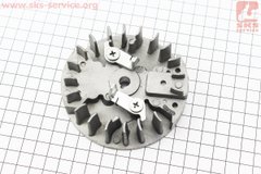 Фото товара – УЦЕНКА Б/П-GoodLuck Ротор магнето + "собачка (метал)" в сборе 3800 (отломано ребро)