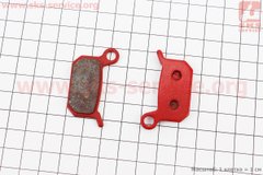 Фото товару – Гальмівні колодки Disk-brake (Formula 4Racing/B4, 4-piston O2, 2-piston B4), червоні YL-1017