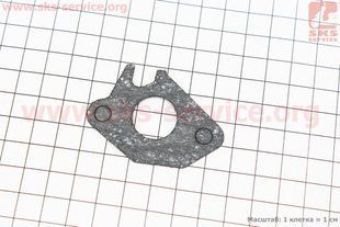 Фото товару &ndash; Прокладка патрубка карбюратора Honda DIO AF34 / 35 (пароніт)