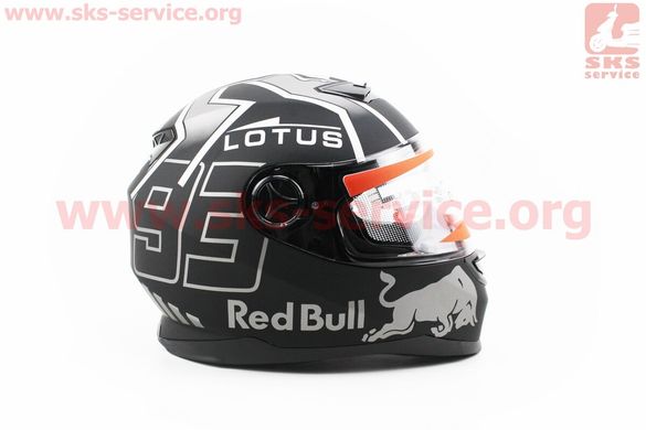 Фото товара – Шлем закрытый+очки FF322 LOTUS XL - ЧЕРНЫЙ матовый с рисунком серым