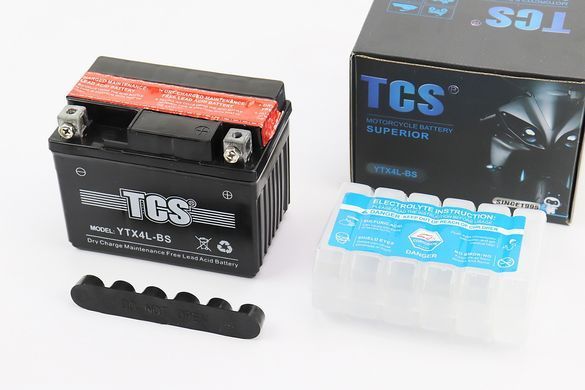Фото товару &ndash; Акумулятор 12V4Ah YTX4L-BS кислотний (L113*W70*H90mm)