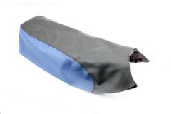 Фото товара – Чехол сиденья (эластичный, прочный материал) черный/синий