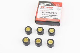 Фото товара &ndash; Ролики вариатора 6шт, Honda/GY6 16x13 - 7,0г