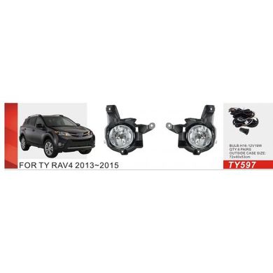 Фото товара – Фары доп. модель Toyota RAV-4 2013-15/TY-597/H16-12V19W/эл.проводка