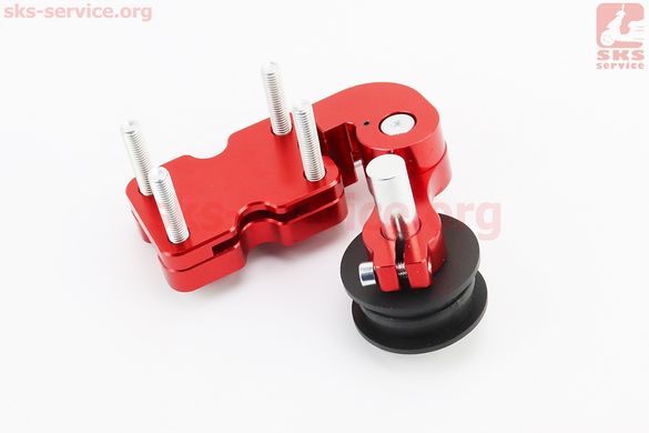 Фото товара – Натяжитель цепи приводной с роликом (универсальный, качественный) красный