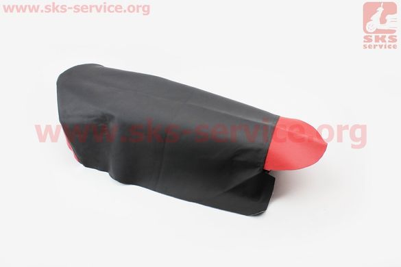 Фото товару – Чохол сидіння (еластичний, міцний матеріал) чорний/червоний