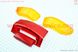 Honda DIO AF-18 "скло" - стопа, червоне + поворотів, жовті к-кт 3шт, фото – 2