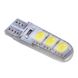 Лампа PULSO/габаритная/LED T10/6SMD-5050 static/12v/0.5w/240lm White