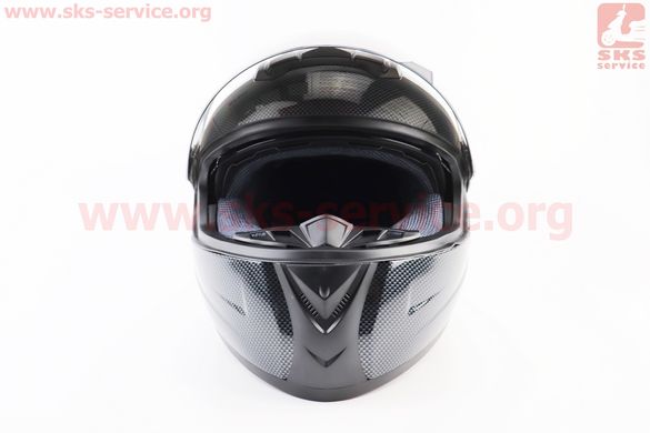 Фото товара – Шлем интеграл, закрытый+очки BLD-М61 S (55-56см), "КАРБОН" глянец