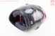 Шлем интеграл, закрытый+очки BLD-М61 S (55-56см), "КАРБОН" глянец, фото – 4