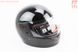 Шлем закрытый 825-2 S- ЧЕРНЫЙ глянец (возможны царапины, дефекты покраски), фото – 2