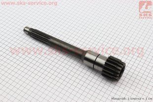 Фото товару &ndash; Вал первинний L-260mm, Z-14/17 DongFeng 244/240 (200.37.102-2)