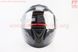 Шлем интеграл, закрытый+очки BLD-М61 М (57-58см), "КАРБОН" глянец, фото – 5