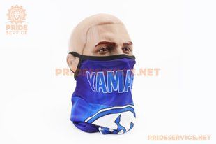 Фото товару &ndash; Маска обличчя пилозахисна "YAMAHA", з синім малюнком (GE-70)