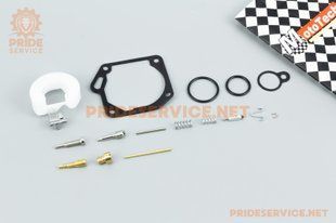 Фото товара &ndash; Ремонтный комплект карбюратора Yamaha JOG, 13 деталей+поплавок