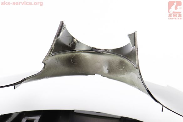 Фото товара – УЦЕНКА Yamaha JOG SA-16 пластик - руля передний "голова", ЧЕРНЫЙ (отломано крепление, см. фото)