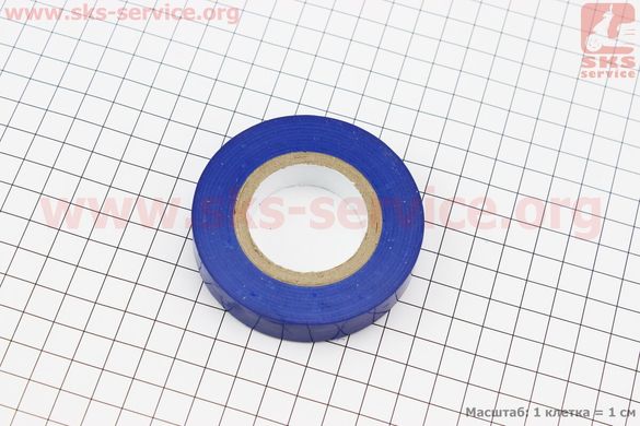 Фото товару – Стрічка ізоляційна синя (20м*15mm*150мкм) MUSTANG