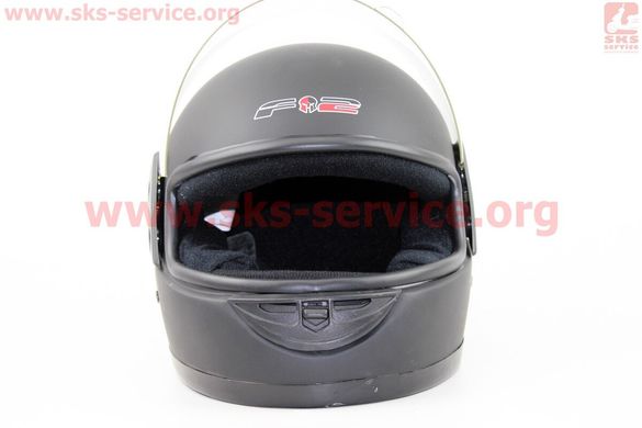 Фото товара – Шлем закрытый 825-2 S- ЧЕРНЫЙ матовый "F-2" (возможны царапины, дефекты покраски)