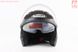 УЦЕНКА Шлем открытый+очки HF-223 M, ЧЁРНЫЙ матовый (сломан задний вентиляционный клапан), фото – 6