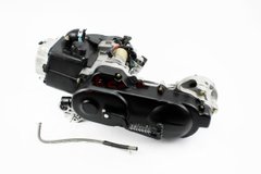 Фото товару – Двигун скутерний в зборі 4Т-80куб (короткий варіатор, довгий вал) "чорна кришка"
