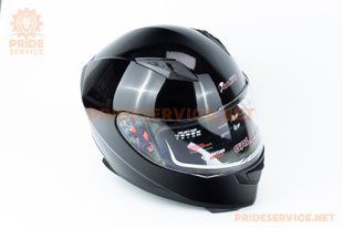 Фото товару &ndash; Шолом інтеграл GLX-313 M (57-58см), чорний